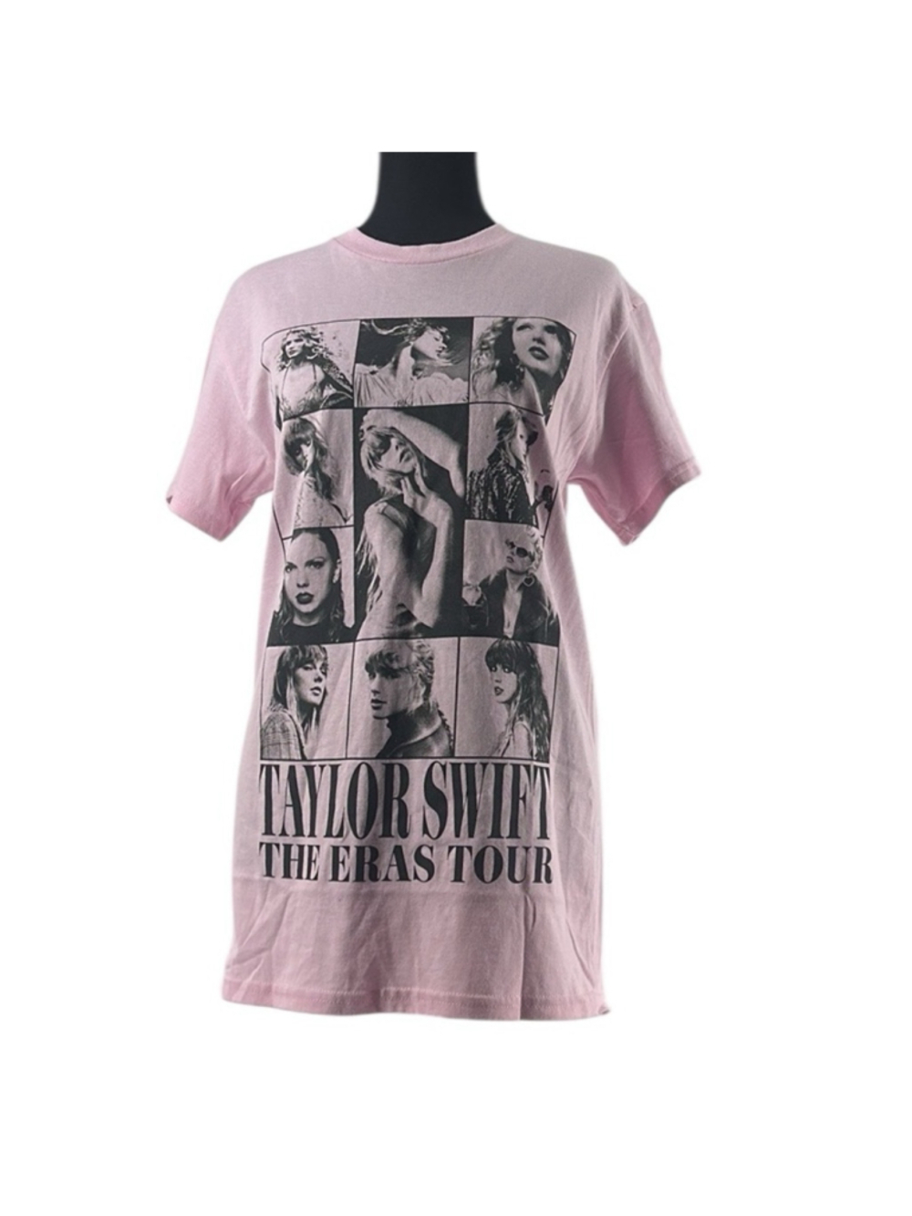 Taylor Swift The Eras Tour graphic concert tee shirt pink dates swiftie sz sm